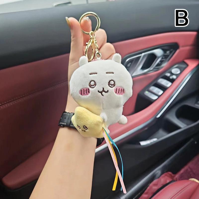 Desenho Animado Kawaii Chiikawa Pingente Decorativo Boneca de Pelúcia Brinquedo Chaveiro Pingente de Bolsa Acessórios Brinquedo Infantil Presentes