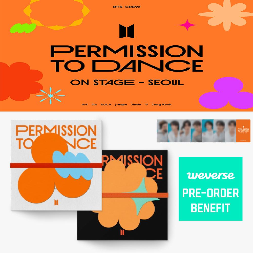 הזמנה מוקדמת שנייה BTS PERMISSION TO DANCE ON STAGE LIVE & Weverse POB