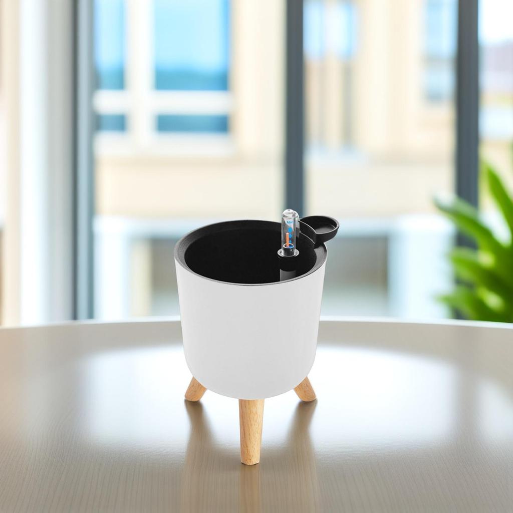  Adjustable Automatic Watering Flower Pot Plants Pots Pp Planter Indoor with Inlet