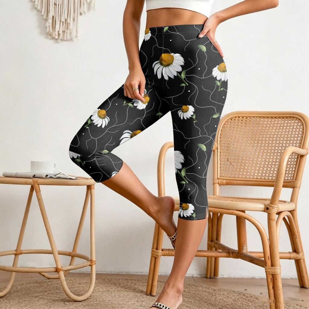 Women's Casual Pleated Pants with Elastic Waist, Slim Fit, Split Hem