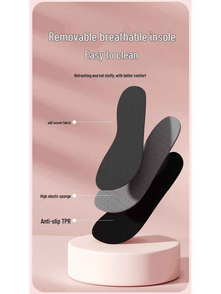 Leises Indoor-Laufband & Yoga-Schuh-Set: Sportschuhe mit weicher Sohle für Herren, Damen und Mädchen mit Trainings-Springseil