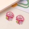 2/6Pcs Resin Sea Animal Figurines Flatback Resin Sea Creature Miniature Ornament for Art Craft Scrapbooking Decoration