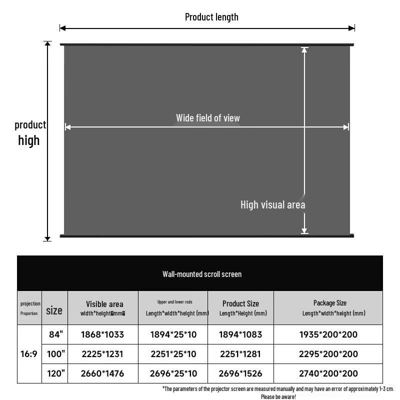 IN&VI Fresnel Anti-Light Projector Screen