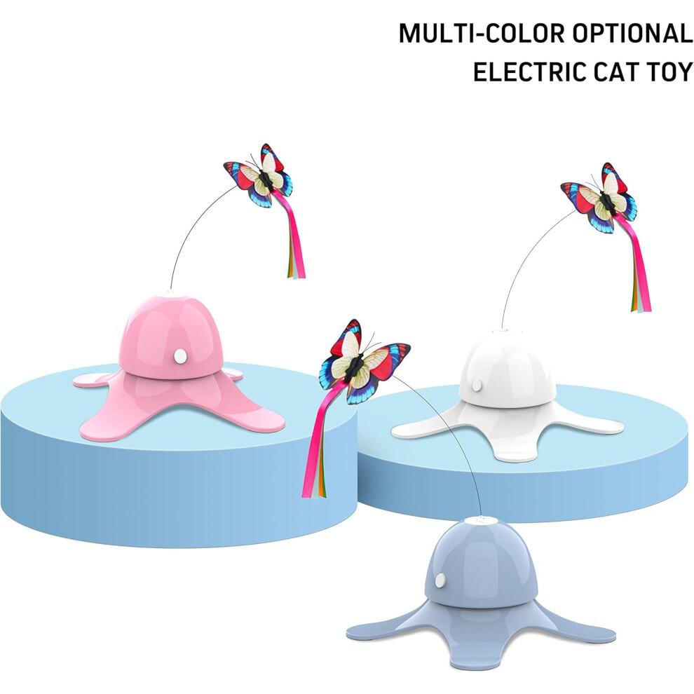 Interactive Cat Toy for Physical Exercise, Smart Sensor Motion-Activated ABS Material Pet Entertainment Device, Ideal for Indoor Cats and Kittens (Hig