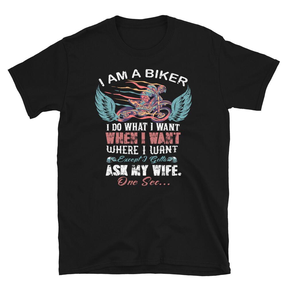 Chopper Cruiser Motorbike I Do What I Want Biker T-Shirt