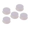 5 Pieces Surfing Surfboard Leash Cup Repair Plug Stainless Steel Bar (White)