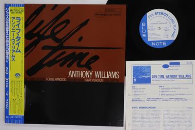LP Record ANTHONY WILLIAMS  Life Time BNJ71043PROMO BLUE NOTE 1984 Japan Obi Jazz Used