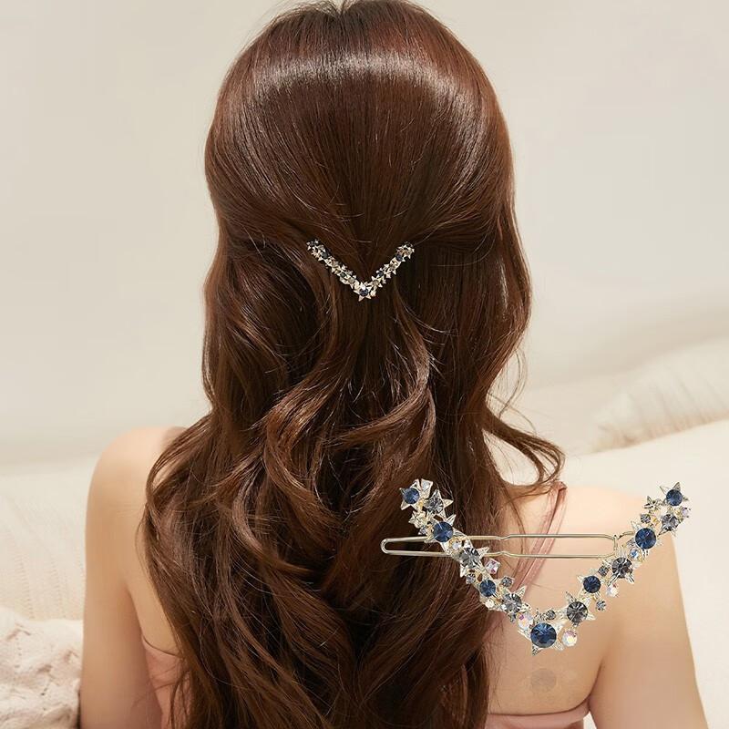 CHIMERA V-Shaped Star Hair Clip, Hair Accessory, Half-Up Clip