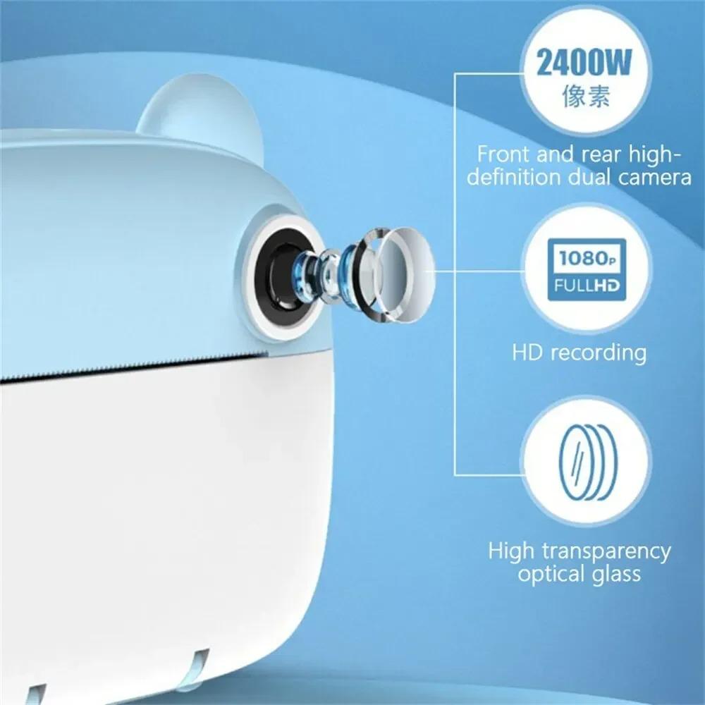 Children Digital Camera Instant Print for Kids Thermal Print Camera Instant Photo Printing Camera Video Toys