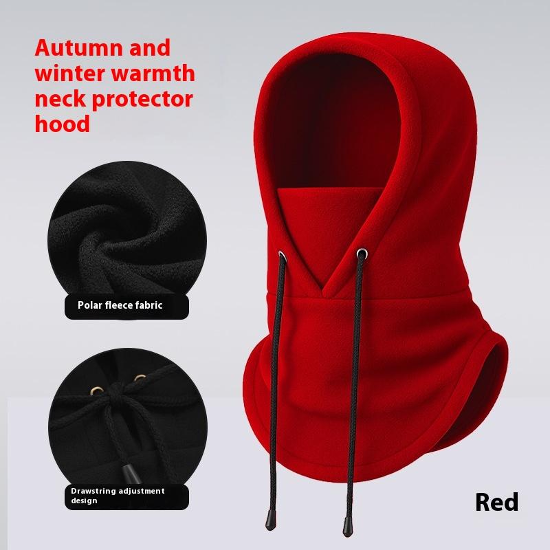 

1 шт. Балаклава Маска для обличчя, Зимова чоловіча жіноча лижна маска, Підходить для їзди на велосипеді на відкритому повітрі в холодну погоду, Тепла для шиї, Вітрозахисна шапка червоний