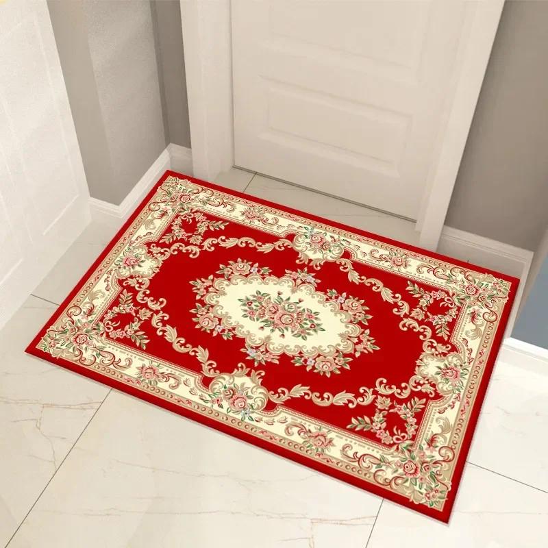 

1PC Moroccan Ethnic Decorative Bath Mats Soft Kitchen Mats Home Living Room Carpets Entrance Door Mats Small Rugs 40x60cm