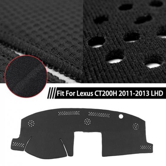 New DashMat Dashboard Cover Non-slip Sun Protector For Lexus 11-13 CT200H Black