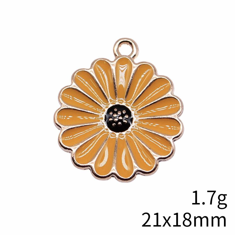 Thanksgiving Day Charms Jewelry Plant Flower Enamel Charms Pendant Ornaments For Home Cell Phone Pendant