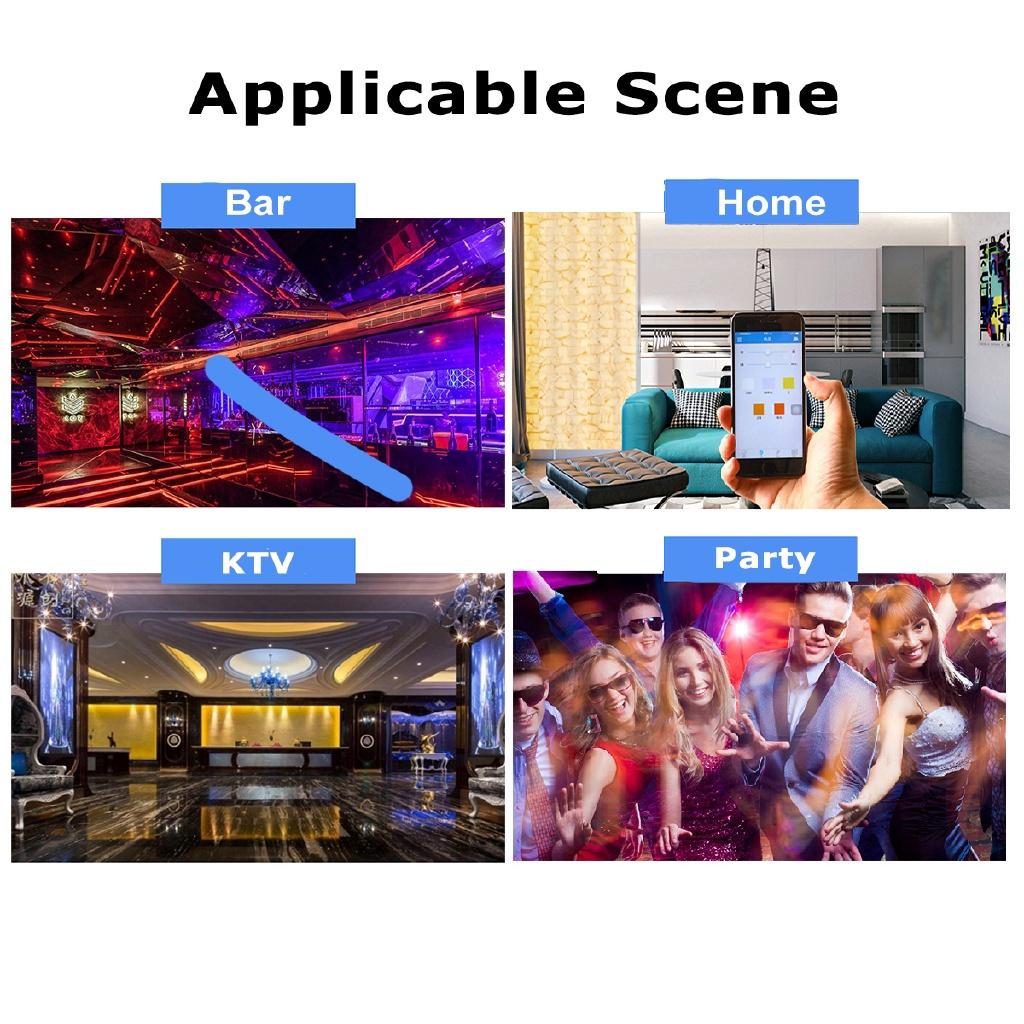 30W Moderne LED Deckenleuchte Heimbeleuchtung APP Bluetooth Musiklicht + Fernbedienung RGB Dimmbar Schlafzimmerlampen Intelligente Decke