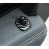 4PCS Carbon Fiber Interior Car Door Lock Pins Cover Trim For BMW X3 X4 2022 2023