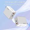 120W 6A Fast Charger PD Quick Charging USB C Power Adapter Wall Charger With Type C Cable For High Power Fast Charging Devices