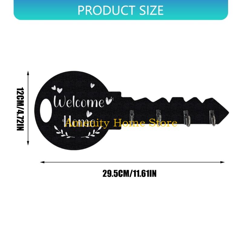 F26C Wooden Wall Hook Bohemians Styles for Easy Organization and Home Accessories Storage Easy Mount