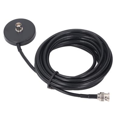 BNC Magnetic Mount Female To Male with 5m RG58 Coaxial Cable Handheld for CB Radio Vehicle Radio 2