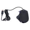 Gaming-Maus USB Tragbar Atmendes Licht 4 DPI Einstellbar Ergonomische Computer-Mäuse für PC Laptop