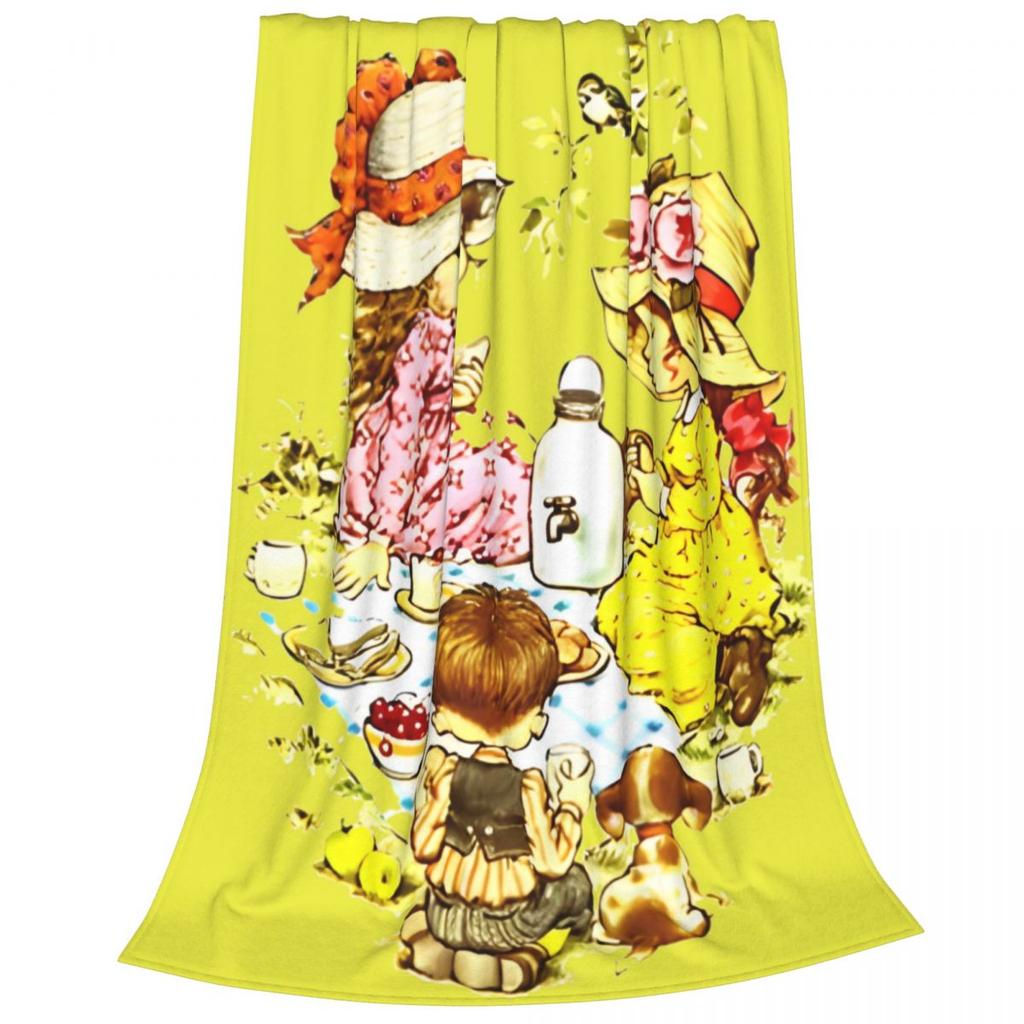 Sarah Kay With Cat Knitted Blankets Flannel Ultra-Soft Throw Blanket for Bed Bedspread