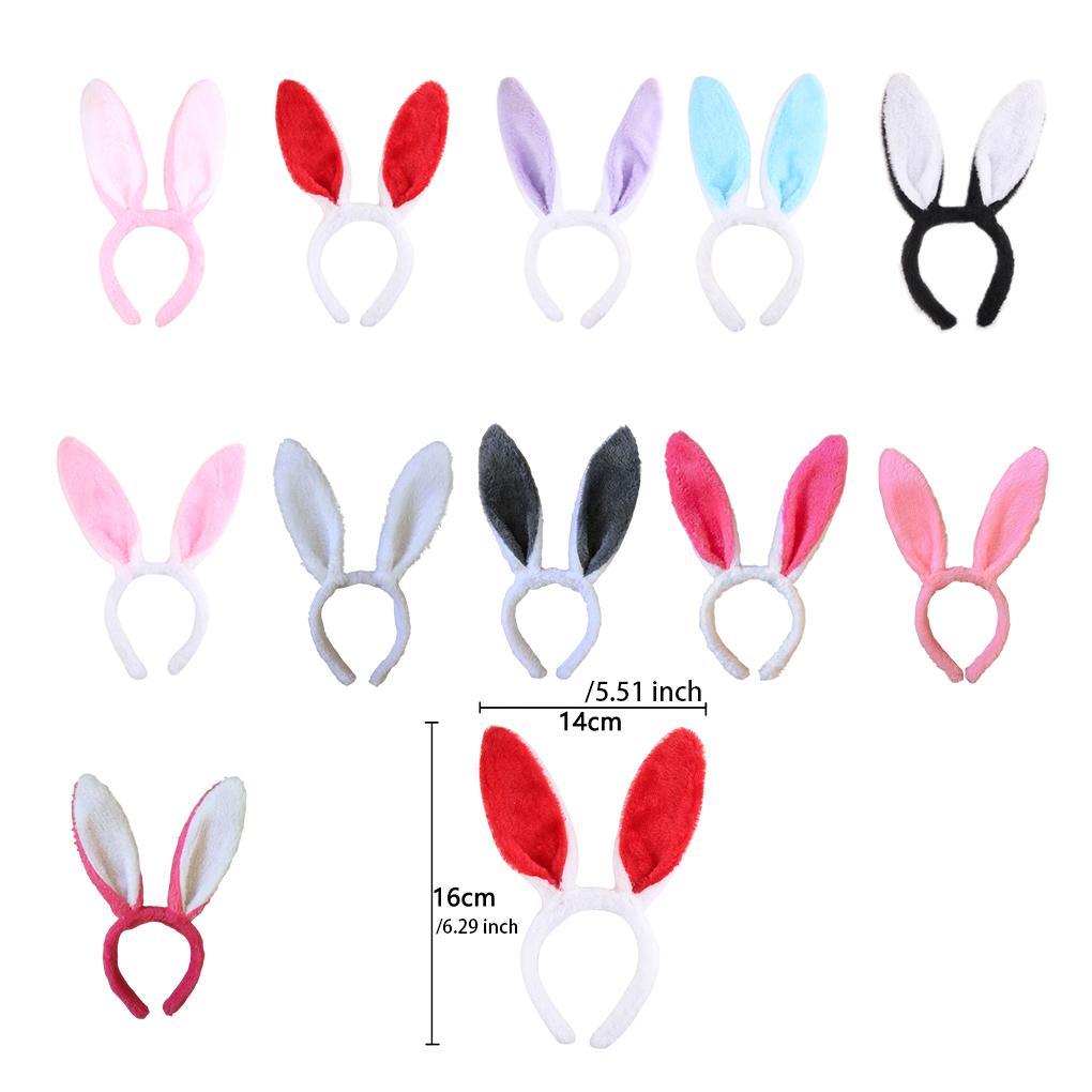 Cute Children Plush Ear Hairband Winter Spring Kids Decorative Headband Party Portable Costume Headwear Head Ornament