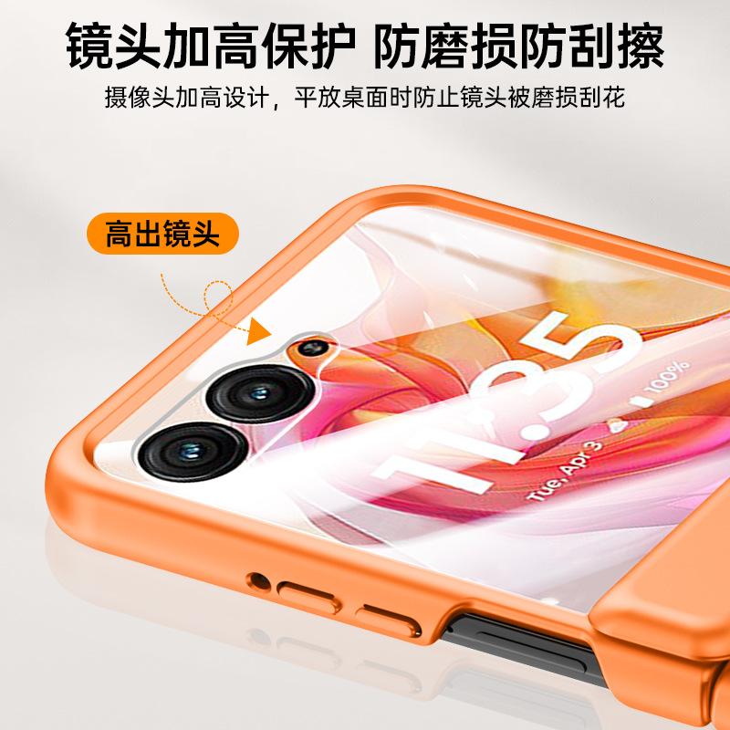 Anwendbar für Motorola razr50ultra Handyhülle Film integriert All-inclusive Anti-Drop Mittelwellenscharnier 50u Geschäftsmann