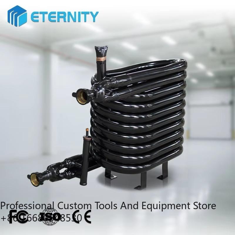 1HTitanium Coaxial Condenser/ Tube in Tube Heat Exchanger for  Marine air Conditioner and Stainless Steel Heat Exchanger