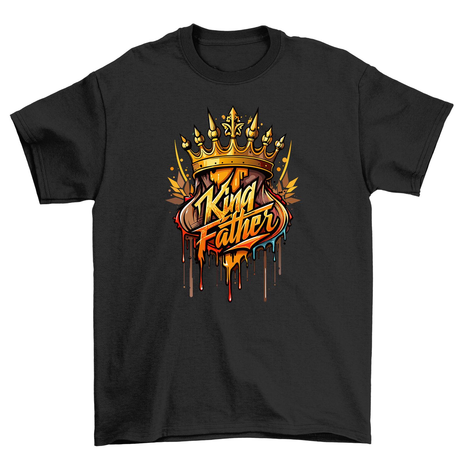 

The King Crown Father T-Shirt Mens Womens Tees Top - Fit for a Royal Dad! Funny tee fit for a king, U M