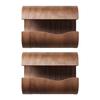 Round Wood Tissue Dispenser Napkin Holder Enhances Home Decors and Provides Easy Access