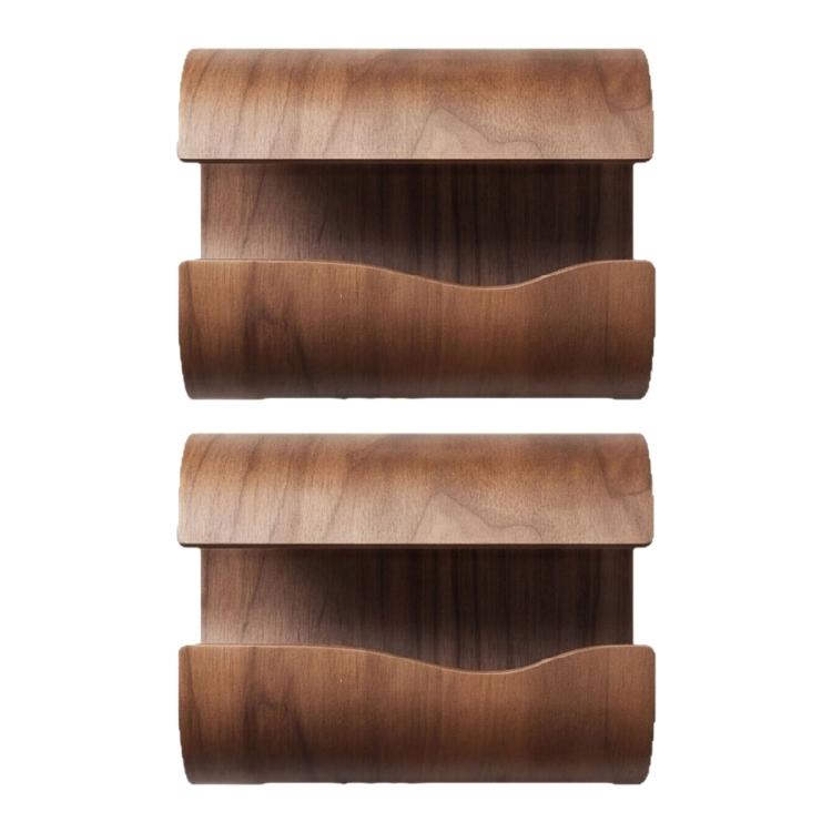 Round Wood Tissue Dispenser Napkin Holder Enhances Home Decors and Provides Easy Access