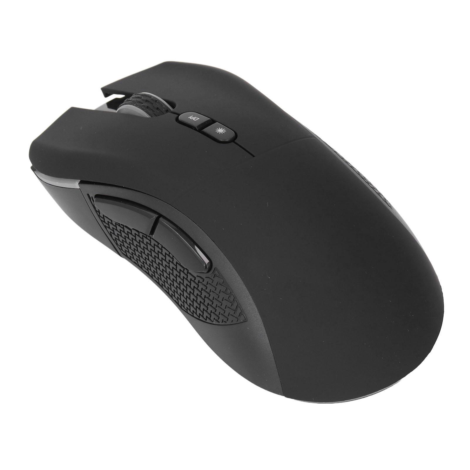 

Беспроводная игровая мышь 7D 4800 DPI регулируемая эргономичная 5 миллионов кликов мышь 2.4G с сенсором для