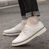 Fashion Trendy minimalist style men's sneakers Comfortable outdoor party and office leather shoes Casual  men leather shoes Hot selling