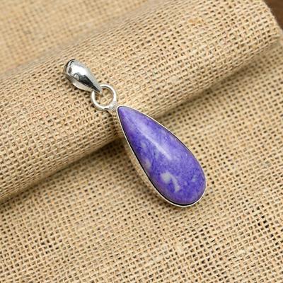 Pretty Charoite Gemstone Ručně vyráběné 925 Sterling Silver šperky pro ženy