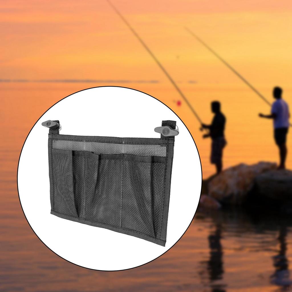 9.4x6.7 inch Durable Marine Boat Tools Storage Mesh Bag Pouch Yacht Kayak Canoe Dinghy Gear Tackle