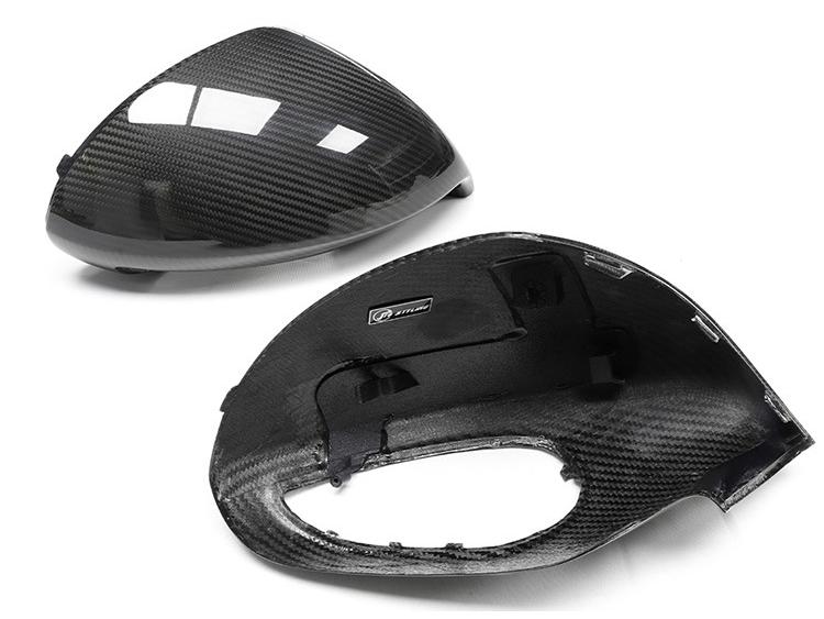 Porsche 911/991.2 GT2/3 Dry Carbon Fiber Replacement Rearview Mirror Cover