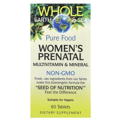 Whole Earth & Sea®, Women's Prenatal Multivitamins and Minerals, 60 Tablets