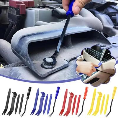 Sada nástrojů pro demontáž automobilů - Snadno použitelná sada plastových páčidel pro klipy dveří automobilů, panely rádia a opravu audia