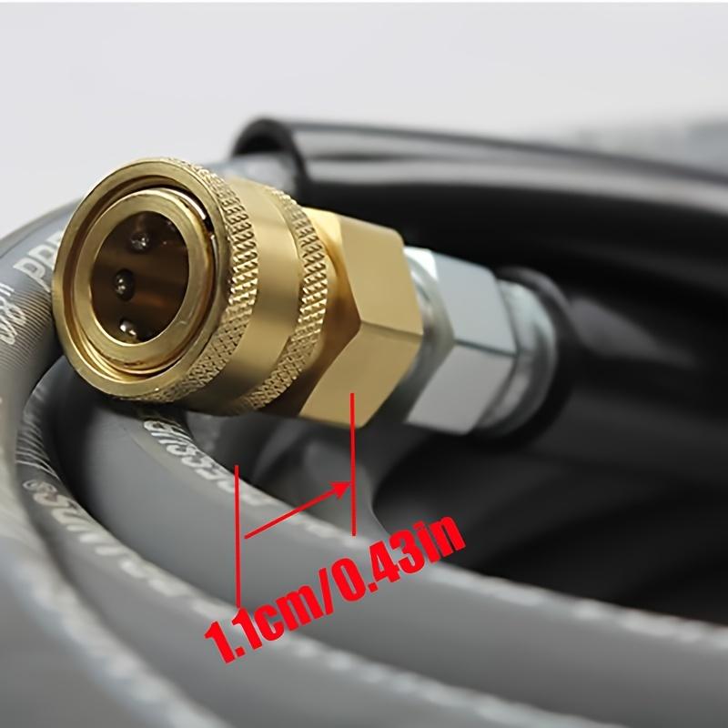Sewer Jetter Kit,1600PSI 1.45m Nozzle Hose+2.20m 3/8 Quick Connect Hose for Pressure Washer,Drain Unclog & Auto Washing