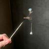 Lily Flower High-End Updo Hairpin: Ancient Chinese Style Xiuhe Headdress Accessory