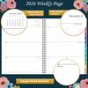 2026 Planner - 2026 Planner Weekly and Monthly, Jan. 2026 - Dec. 2026, Calendar Planners 2026, 9" x 11", Premium Paper, Twin-wire Binding