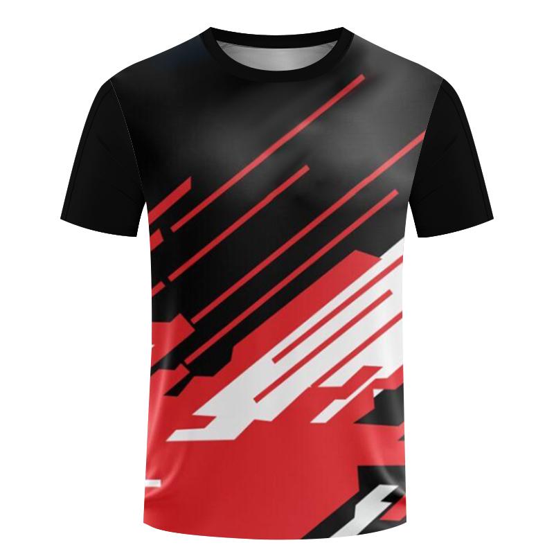Summer Fashion Sports Neutral Leisure T-shirt Badminton Fitness Short Sleeve