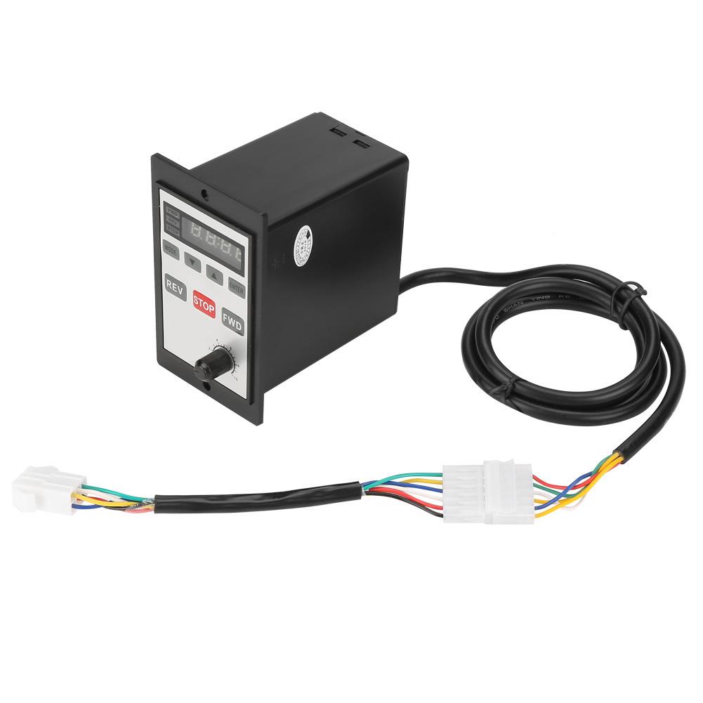 AC 220V 6 200W Digital Speed Controller Motor Speed Control Unit 0 100percent  (90W Double Row A Port)