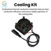 DC 5V DIY Semiconductor Refrigeration Kit High-Speed Silent Fan Cooling Module with TEC1-7103 Chip for Heat Dissipation Radiator