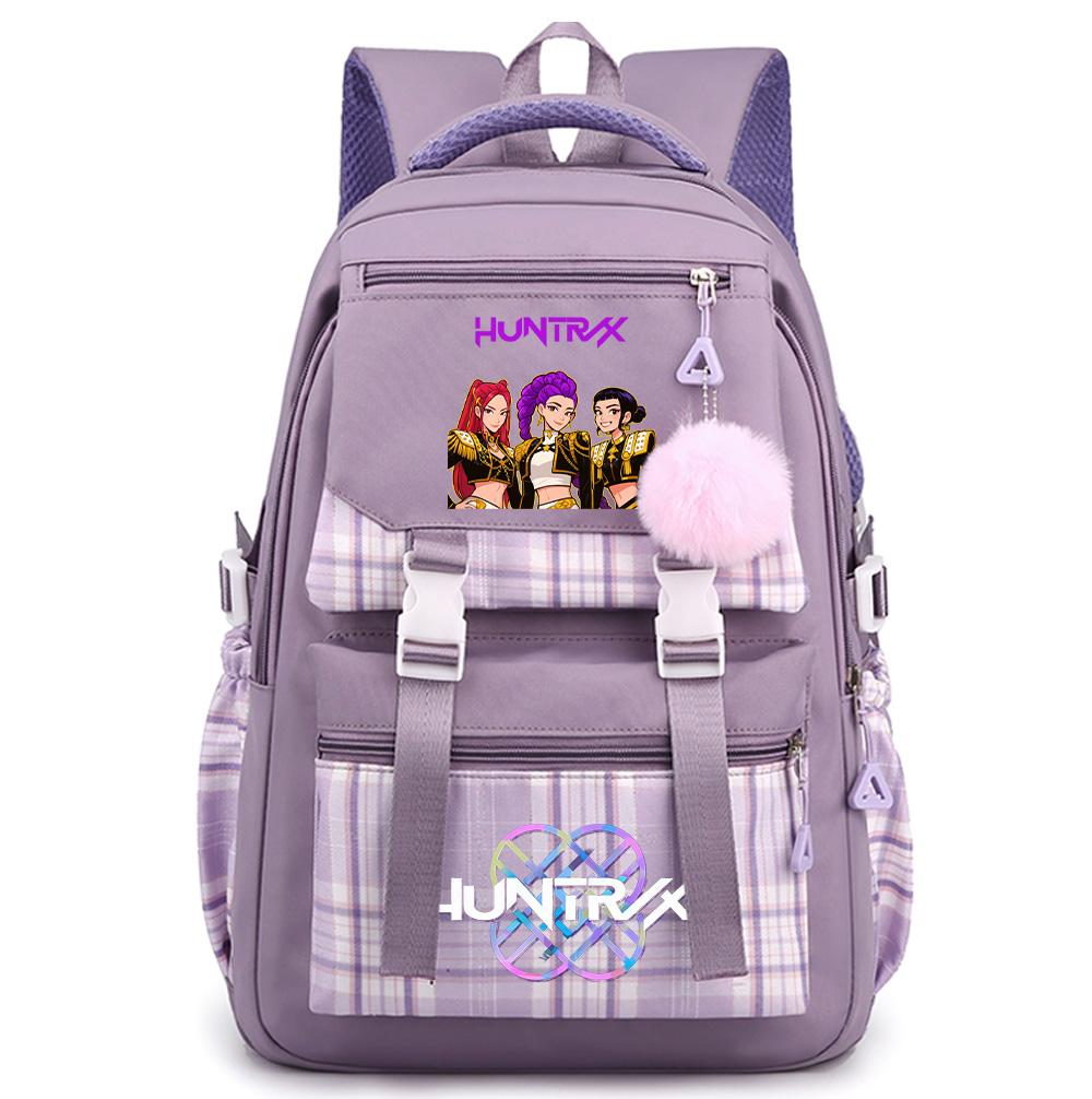 Cartoon K-Pop Printed Large Capacity Backpack for Teenger Student Girl Boy Schoolbag Bookbag Kid Gift Women Waterproof Travel Bag Rucksak