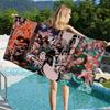 My Hero Academia Cool Cartoon Microfiber Blanket Quick Drying Beach Towels Oversized Printing Super Absorbent Pool Towel Blanket