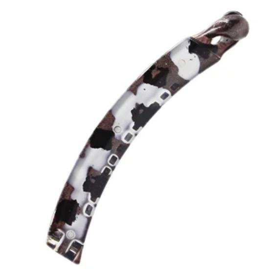 9cm Long Fashion Leopard Spots Banana Clips Barrettes Fashion Pony Hair Accessories for Women and Girls for Thin Hair