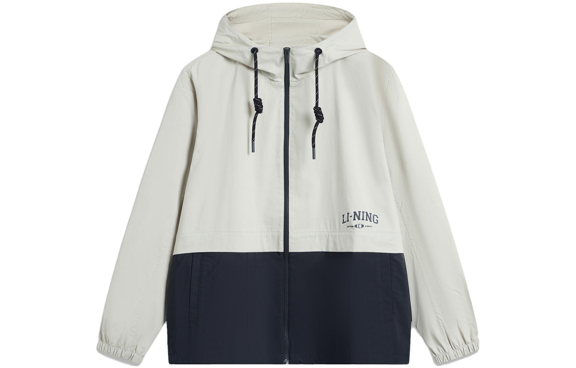 Li Ning Weekend Youth Sports Fashion Collection Trench Coat Men s Light Wood Umber AFDU697-5 S