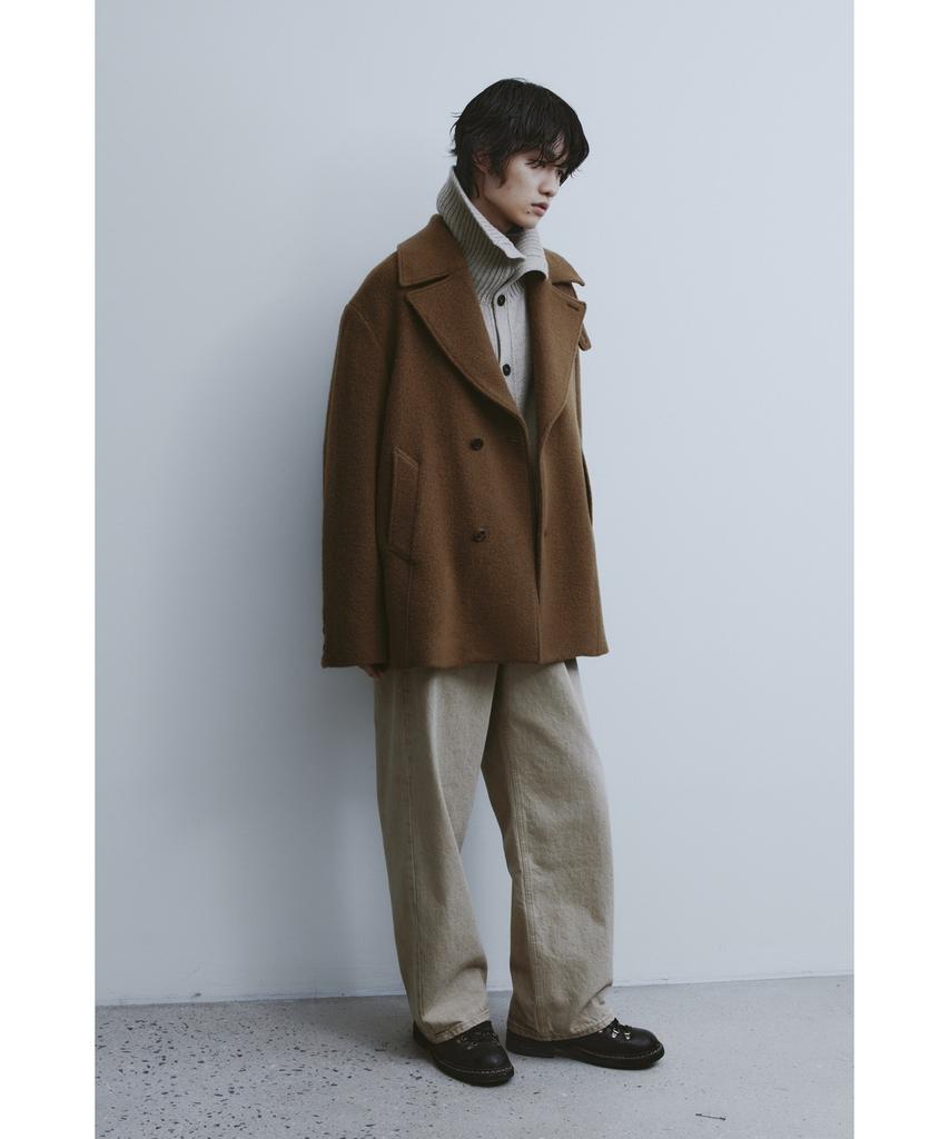YOUTH Heavy-Weight Knit Cardigan - Melange Beige