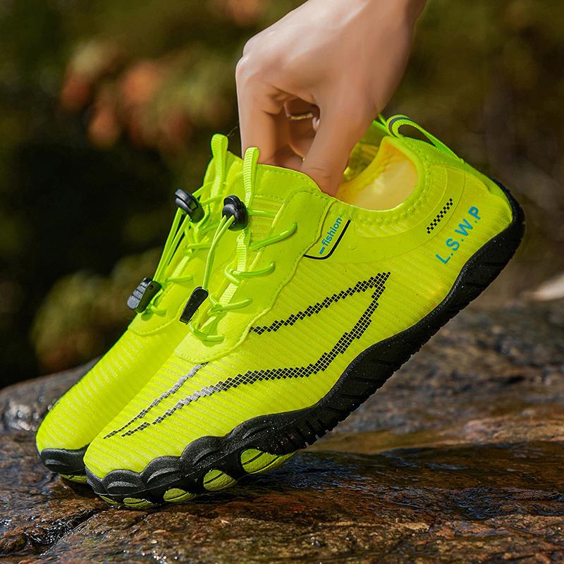 Unisex Quick Dry Water Shoes Men Green Beach Swimming Surfing Seaside Aqua Shoes Couple Barefoot Upstream Sneakers