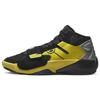 Naruto Air Jordan Zion 2 SP PF 'Naruto vs. Sasuke' (Unisexe) Chaussures de Basketball Noir / Jaune Strike / Violet Foncé Poussière / Bleu Laser